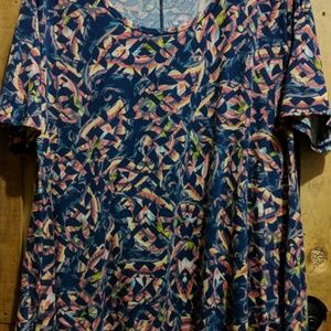 LulaRoe multicolored Perfect T